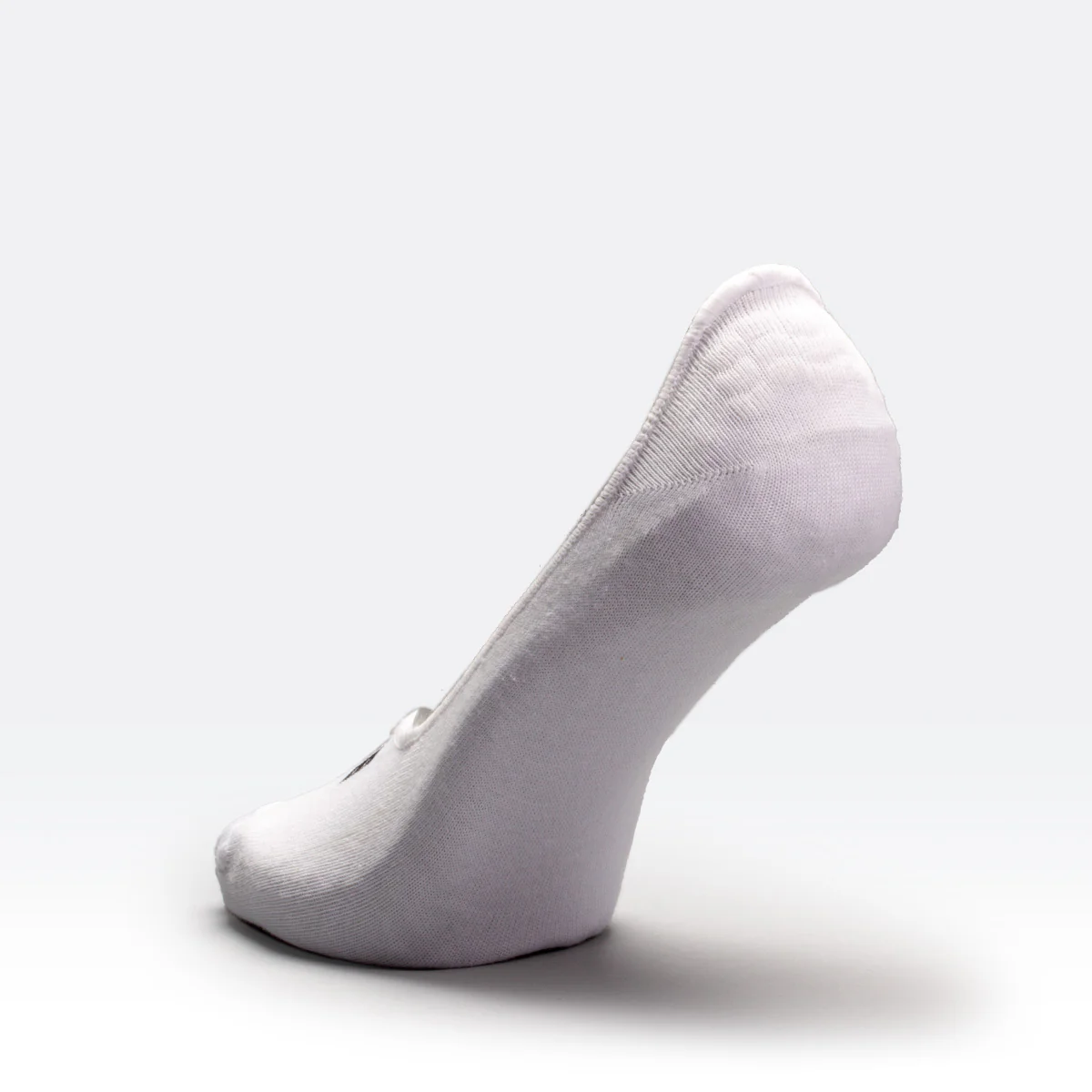 Structured No Show Socks - White - Image 2