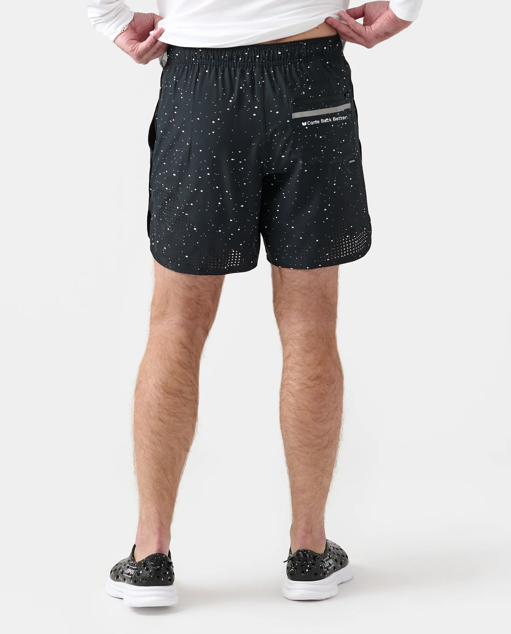 KANE x Legends Luka Short - Black Splatter - Image 4