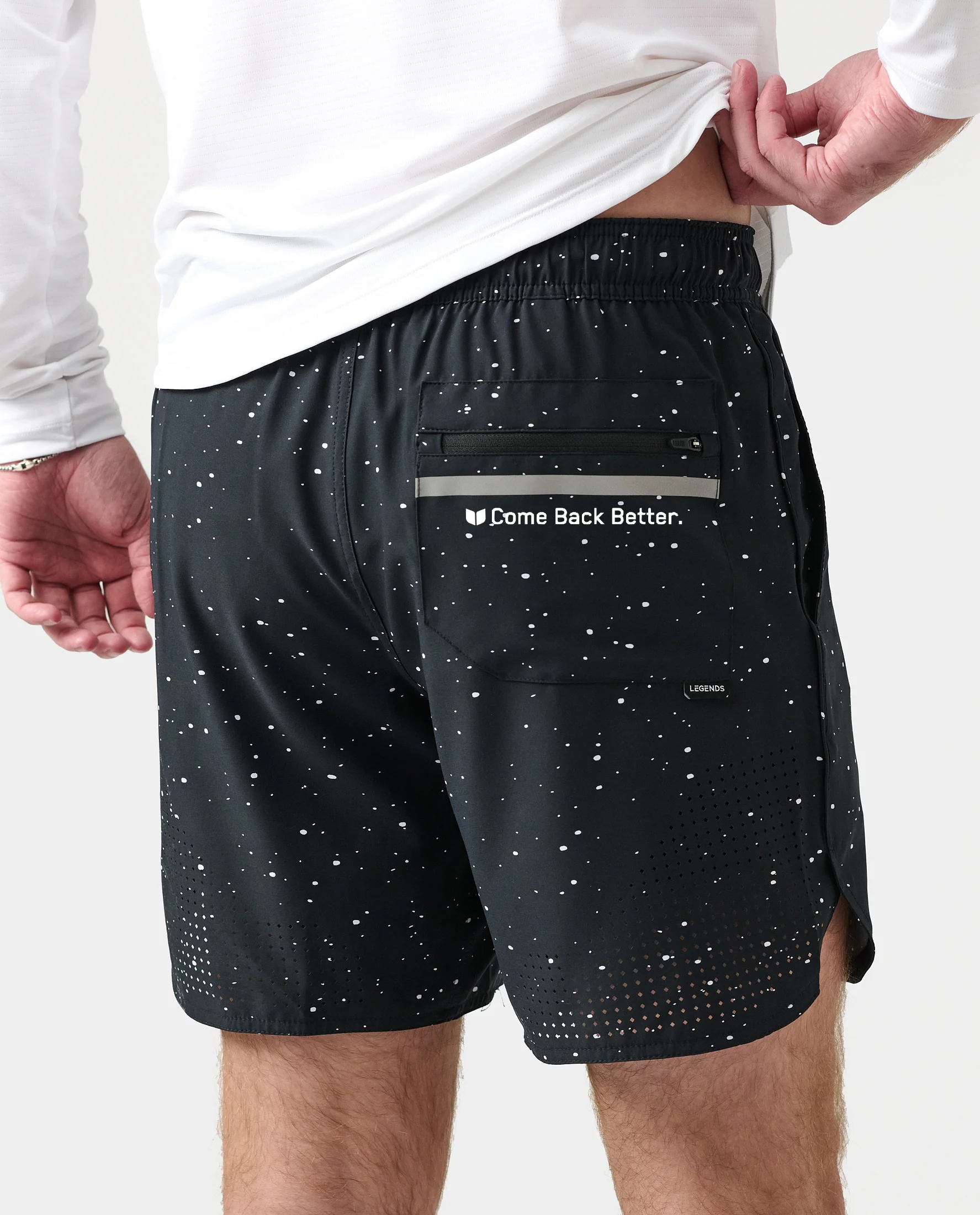 KANE x Legends Luka Short - Black Splatter - Image 6
