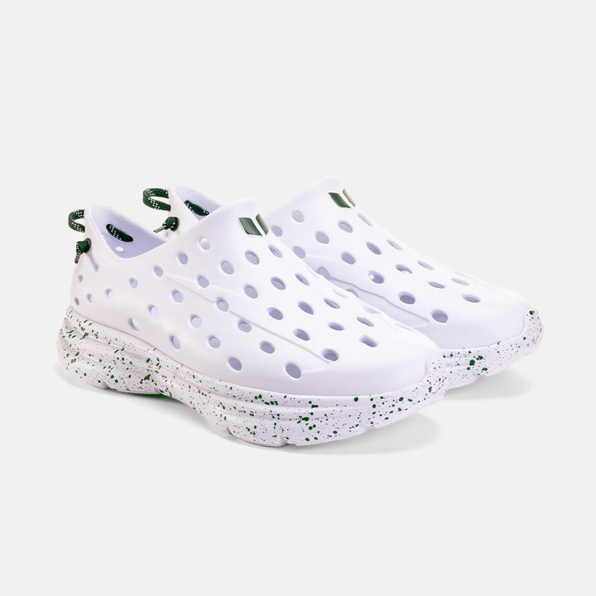 Revive Kids - All White / Green Speckle - Image 2